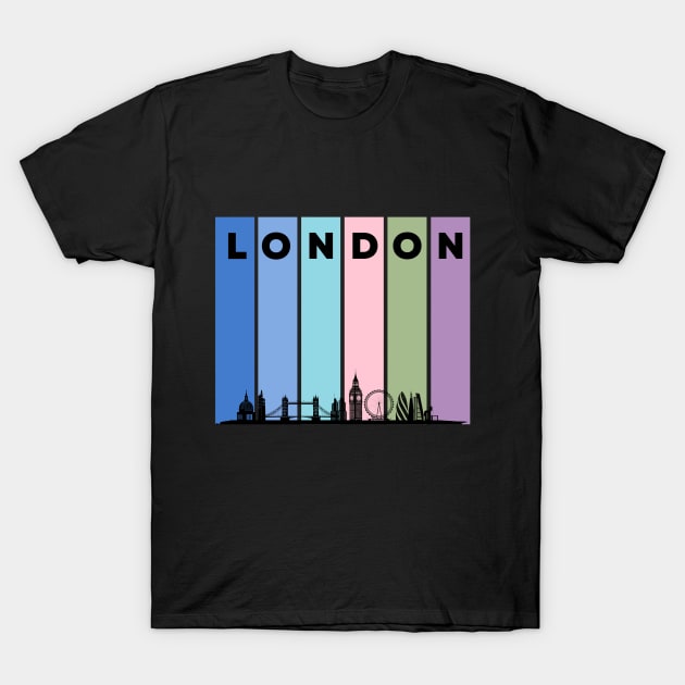 London Travel Vibes Tee! T-Shirt by SocietyTwentyThree